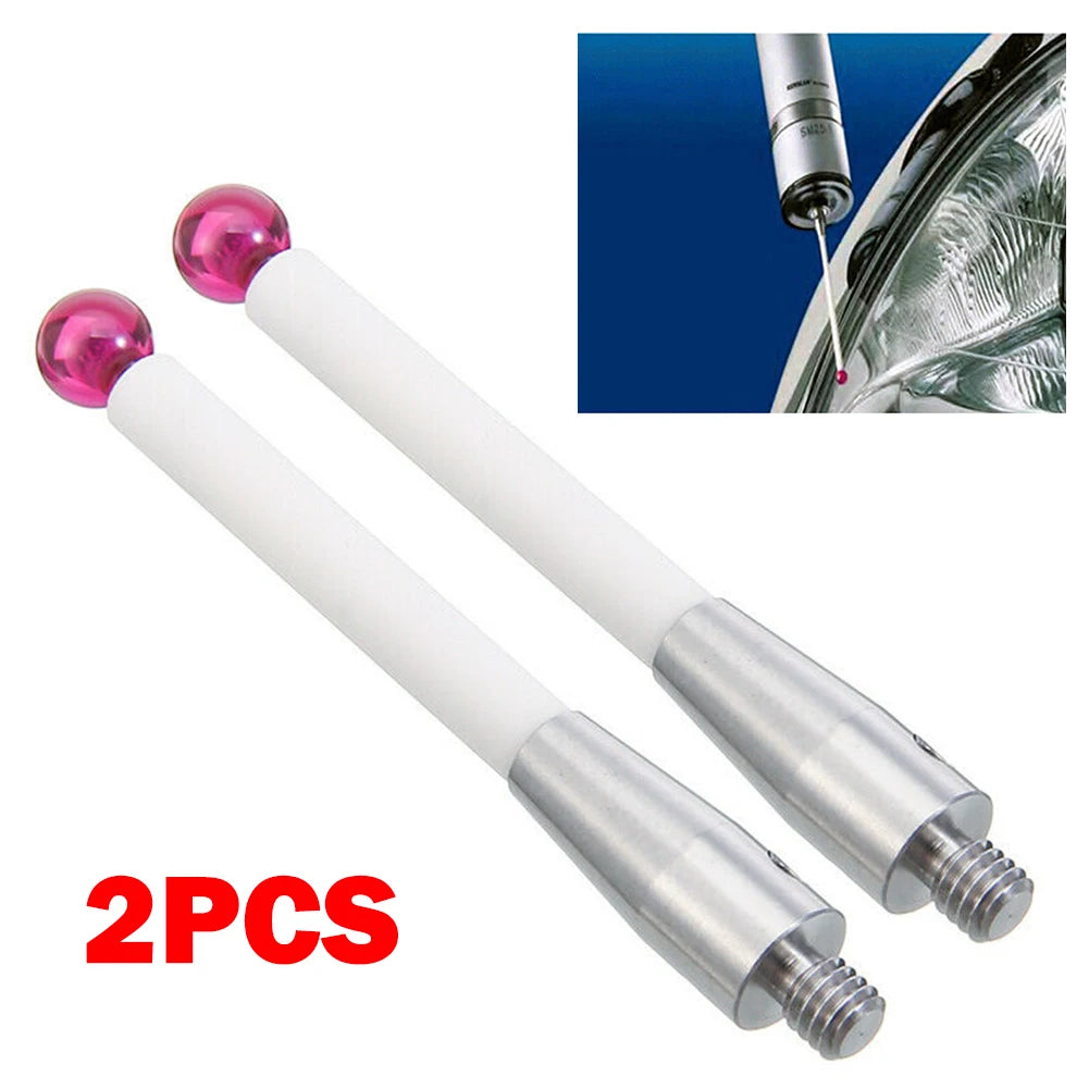 2Pcs Contact Probe For Renishaw A-5000-3709 CMM Probe Stylus 50mm Ceramic Stem - 6mm Ball 50mm CMM Touch Probe Stylus
