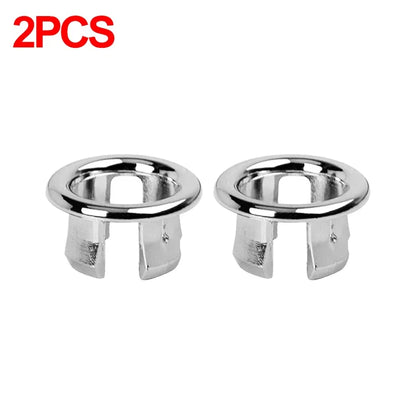 Sink Overflow Ring Cover Plug Bathroom Basin Drain Hole Cap 4/1PCS