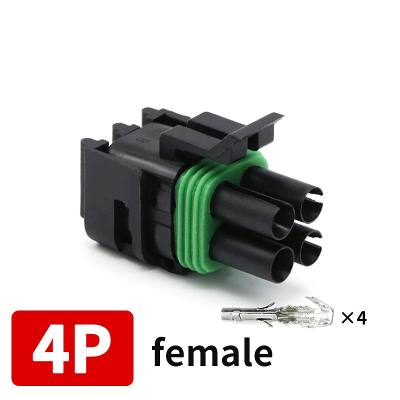 2.5 Series Waterproof Connector 1/2/3/4/6 Pin Male Female for Haltech MAP TPS GM
