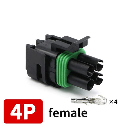 2.5 Series Waterproof Connector 1/2/3/4/6 Pin Male Female for Haltech MAP TPS GM