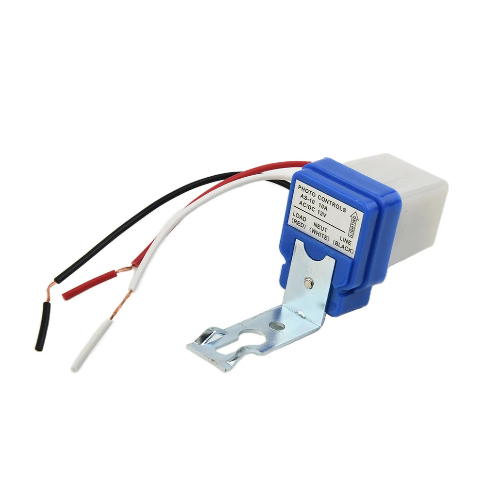 Automatic Photo Control Switch Garden Port Road Lighting Factories AC DC 12-220V 5*4.2*3.3cm Blue Controller Switch