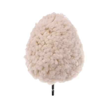 140*100mm / 5.51*3.93inch Wool Buffing Wheel Ball Hex Shank Wool Polishing Wheel For Paint Metal Wood And Stone