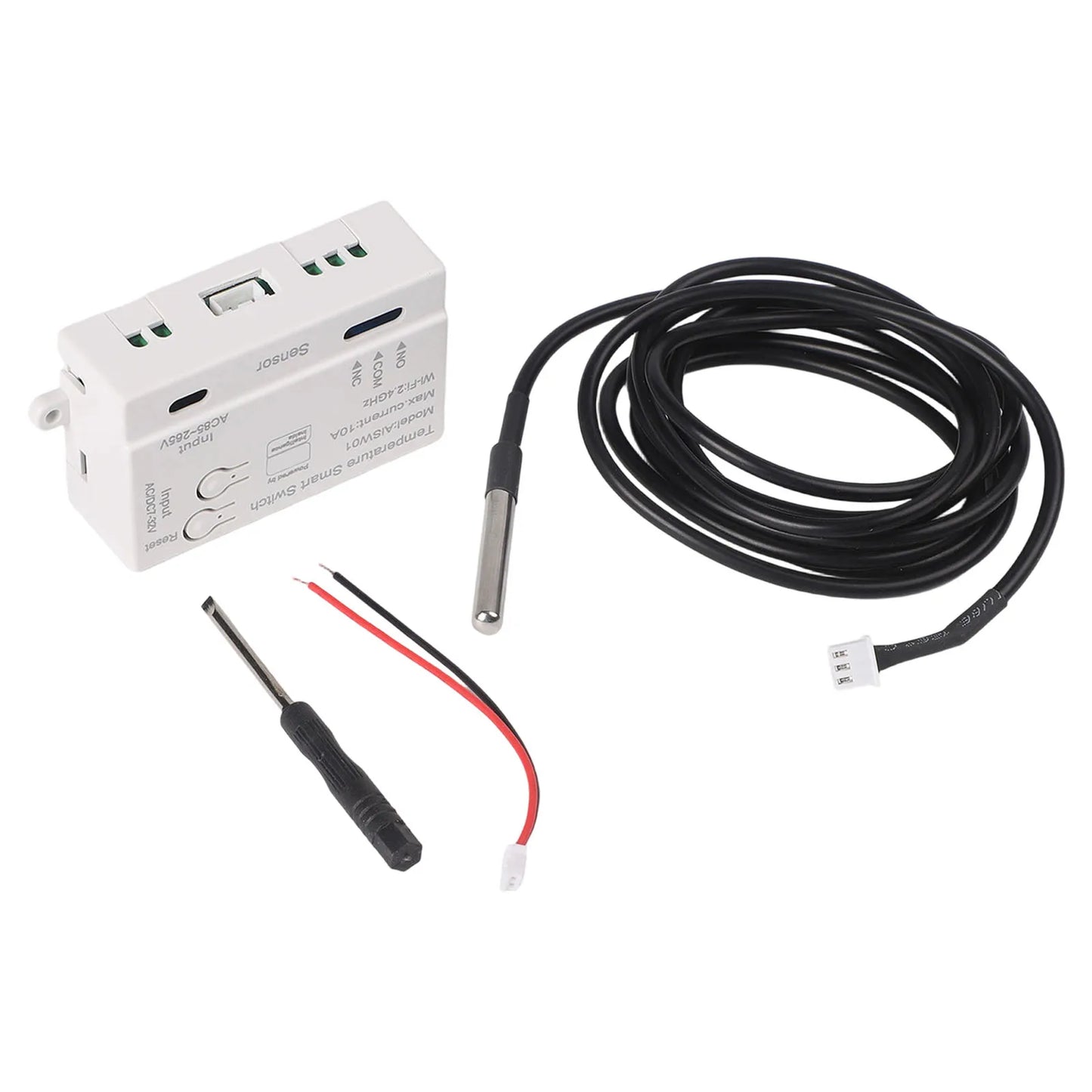 WiFi Temperature and Humidity Sensor with Remote Control Smart Home Automation with For Tuya App for Convenience