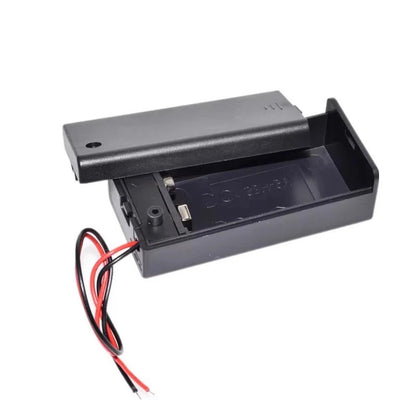 9V Battery Holder Box with Wire Lead and ON/OFF Switch Cover Case