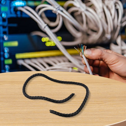 Spiral Wire Protector Hose Tube 1Meter for Cable Management and Protection in Home Office and Workshop Environments