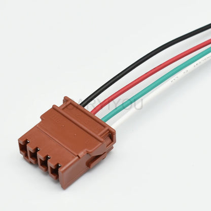 4 Pin 4.8mm Series Brown Wire Car Electrical Connector DJ7041-4.8-11/21 With Terminal for VW Audi Toyota Nissan