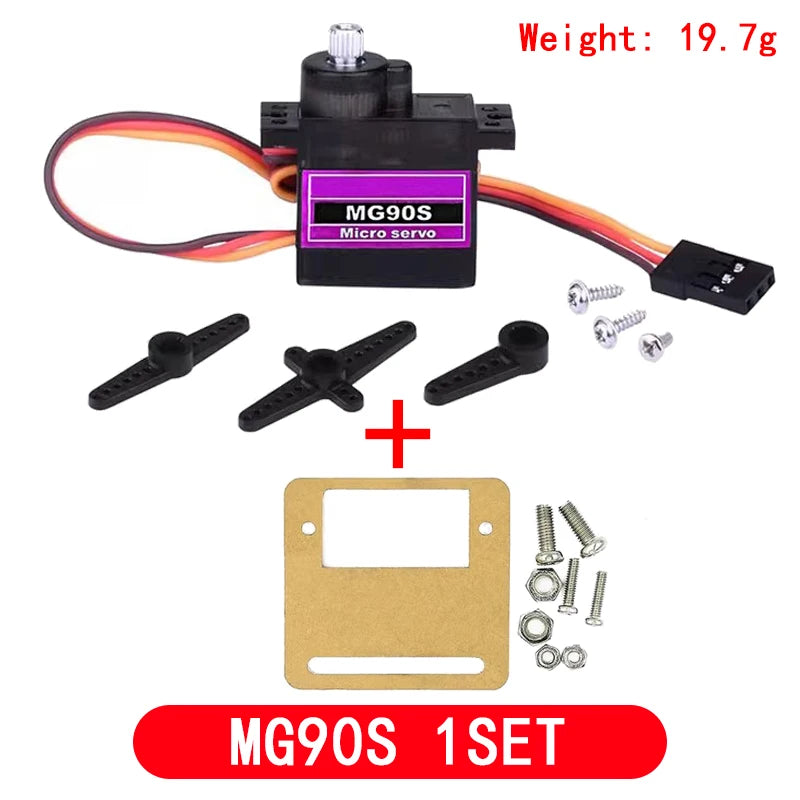 Smart Micro Servo Tester for SG90, MG90S, SG92R with Plastic Gears for Arduino and RC Models