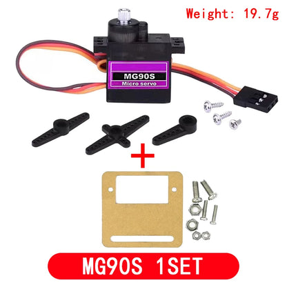 Smart Micro Servo Tester for SG90, MG90S, SG92R with Plastic Gears for Arduino and RC Models
