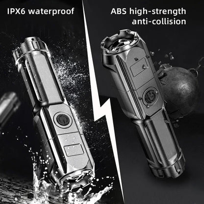 Ultra Bright Rechargeable LED Flashlight Zoomable Waterproof Torch