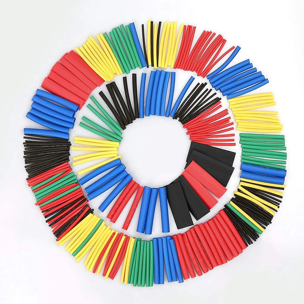 328PCS Heat Shrink Tubing Set 2:1 Shrink Ratio Heat Shrink Cable Sleeve 8 Sizes Electrical Equipment & Supplies Accessories