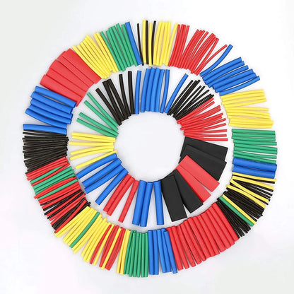 328PCS Heat Shrink Tubing Set 2:1 Shrink Ratio Heat Shrink Cable Sleeve 8 Sizes Electrical Equipment & Supplies Accessories