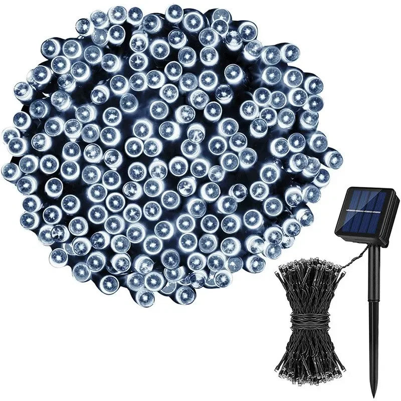 Christmas Decoration LED Solar Powered Fairy Lights, Outdoor for Garden, Wedding, Holiday Party, 32m/22m/12m/7m