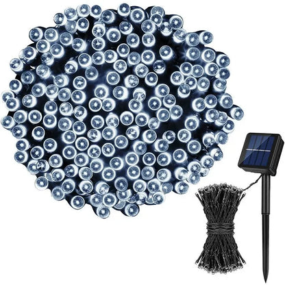 Christmas Decoration LED Solar Powered Fairy Lights, Outdoor for Garden, Wedding, Holiday Party, 32m/22m/12m/7m