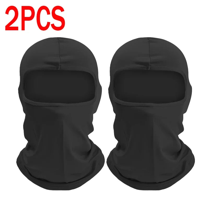 Breathable Ice Silk Cycling Balaclava Face Mask Neck Cover