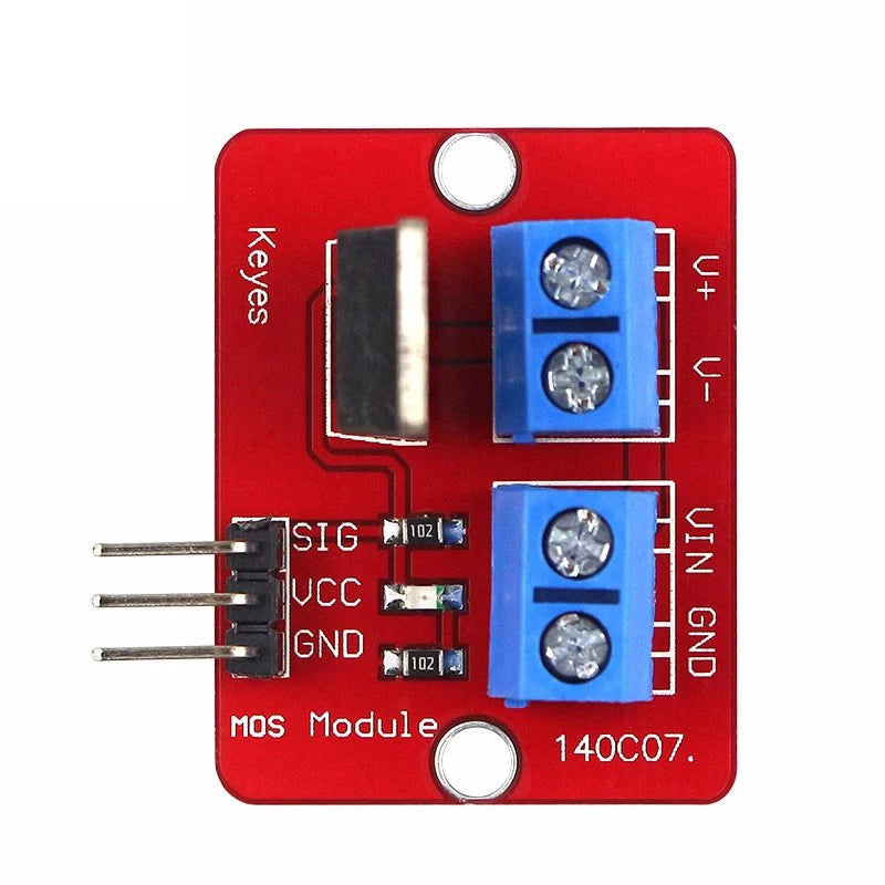 IRF520 MOSFET Driver Module 0–24V for Arduino MCU ARM Raspberry Pi