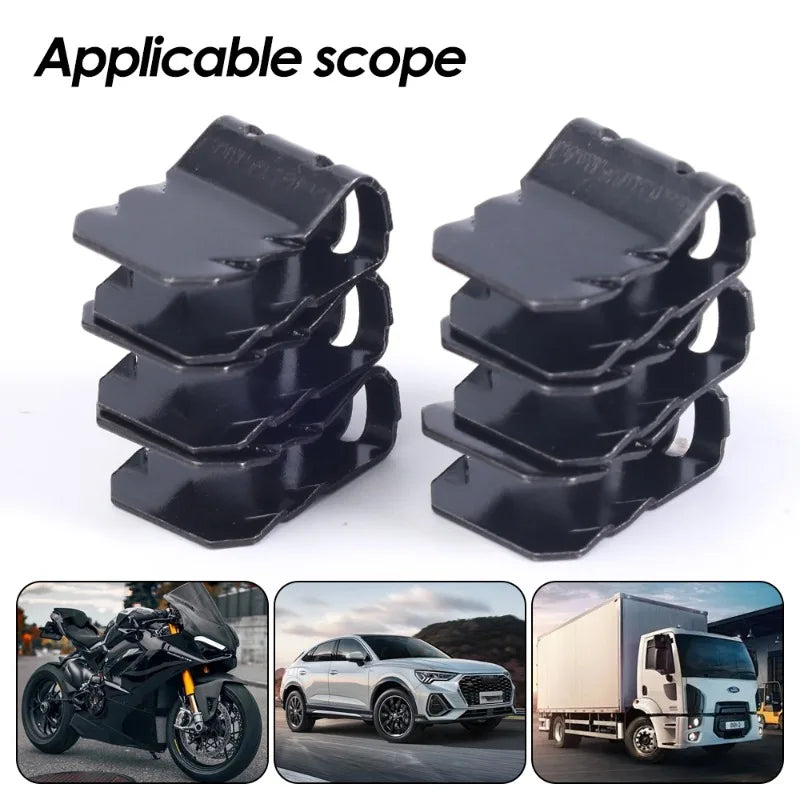 Car Fender U-shaped Fixing Clips Auto Engine Guard Buckle Clamp Motorcycle Truck Mudguard Metal Fixed Buckle Fastener Iron Parts