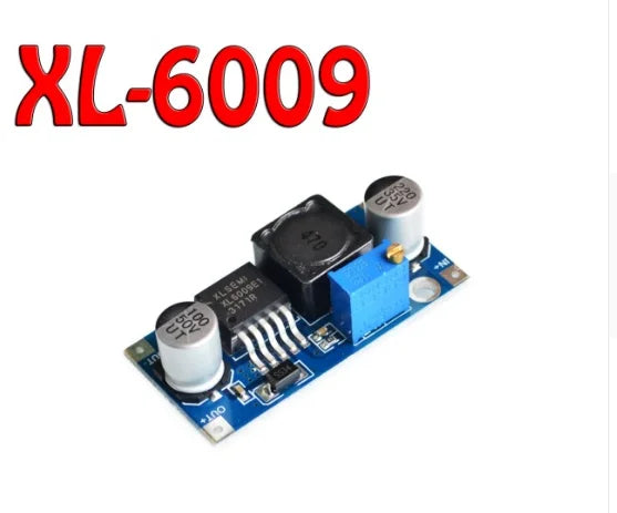XL6009 DC-DC Adjustable Boost Converter Module 5–32V to 5–50V High Performance Low Ripple