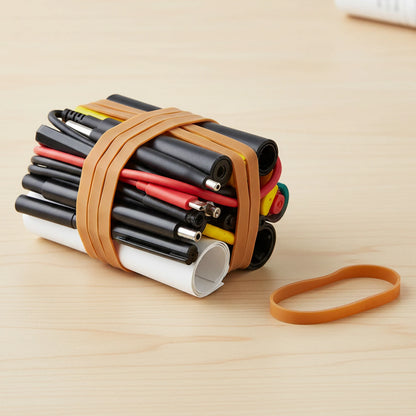 60mm Width Large Thickened Rubber Bands Heavy Duty File Elastic Rubber Bands for Home Kitchen Office Workshop Warehouse Supplies