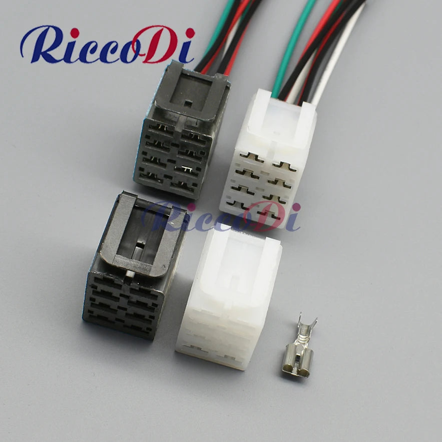 8-Pin Excavator Rocker Switch Connector DJ7086-6.3-21 — Heavy Equipment Wiring Plug