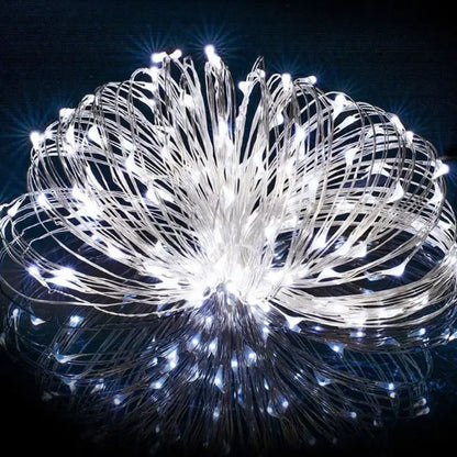 Christmas Party Wedding Decoration Remote Control Waterproof Battery Operated Fairy Lights 5/10/20/30 Meter Copper Wire String