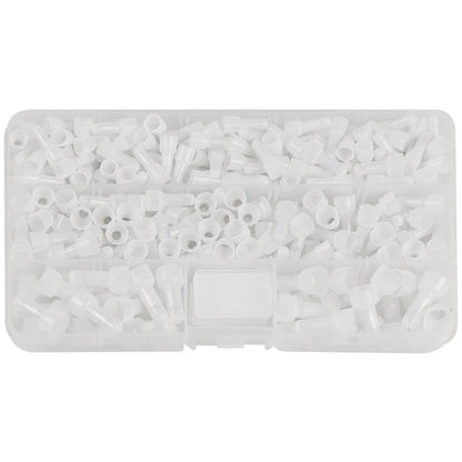 100/250Pcs Nylon Insulated Closed End Crimp Terminals – 22-16 / 16-14 / 12-10 Gauge Wire Crimp Cap Connector Kit