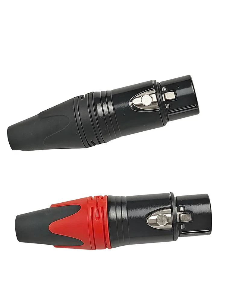 3 Pin XLR Male to Female Adapter Connector Mic Audio Plug Converter for Microphone Mixer Amplifier Sound Equipment