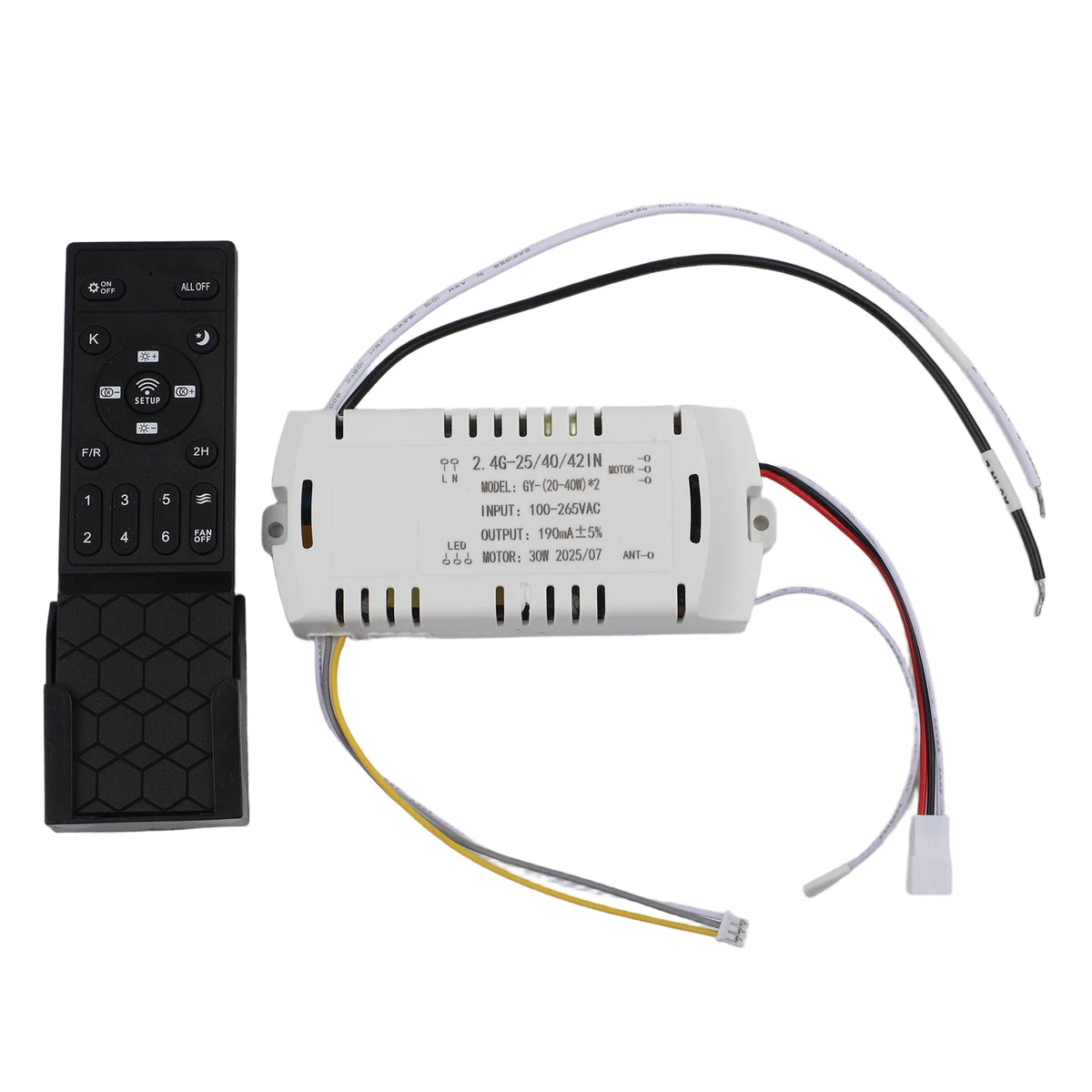 Remote Control With Timer Timer Ceiling Fan Remote 100-265V Inverter Controller Receiver Power 20-40W Versatile Compatibility