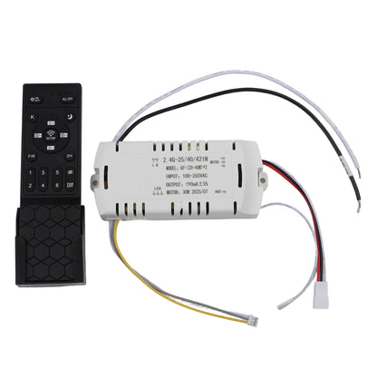 Remote Control With Timer Timer Ceiling Fan Remote 100-265V Inverter Controller Receiver Power 20-40W Versatile Compatibility