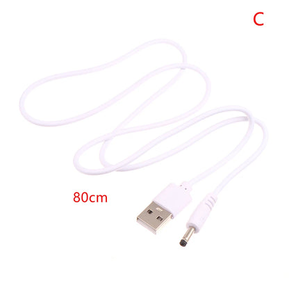 USB to DC 3.5mm Power Cable Jack Connector 5V Charger Universal for HUB Mini Fan Router MP3/MP4
