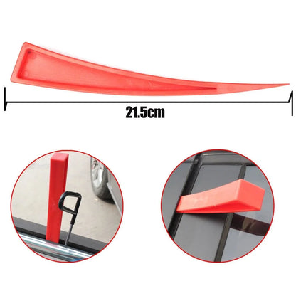 Car Window Dent Repair Plastic Red Car Universal Crowbar Enlarger Door Recess Body Window Door Wedge Remove Repair Hand Tools