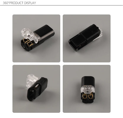 10pcs 2 Pin Waterproof Automotive Connector Strip Terminal Connection