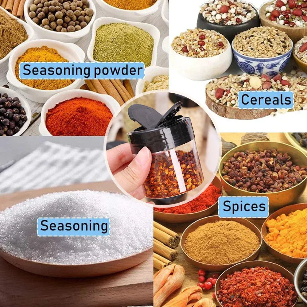 Clear Spice Bottle Salt Pepper Shaker Seasoning Jar 10/1PCS