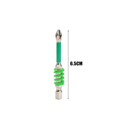 60/70/90mm High Hardness Spring Screwdriver Bits Magnetic PH2 Driver Screw Anti-slip Hex Shank Drill Head Electric Repair Tools