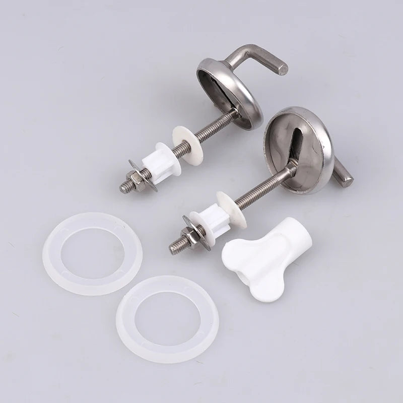 Toilet Seat Hinge Connector Stainless Steel Mounting Parts 2pcs