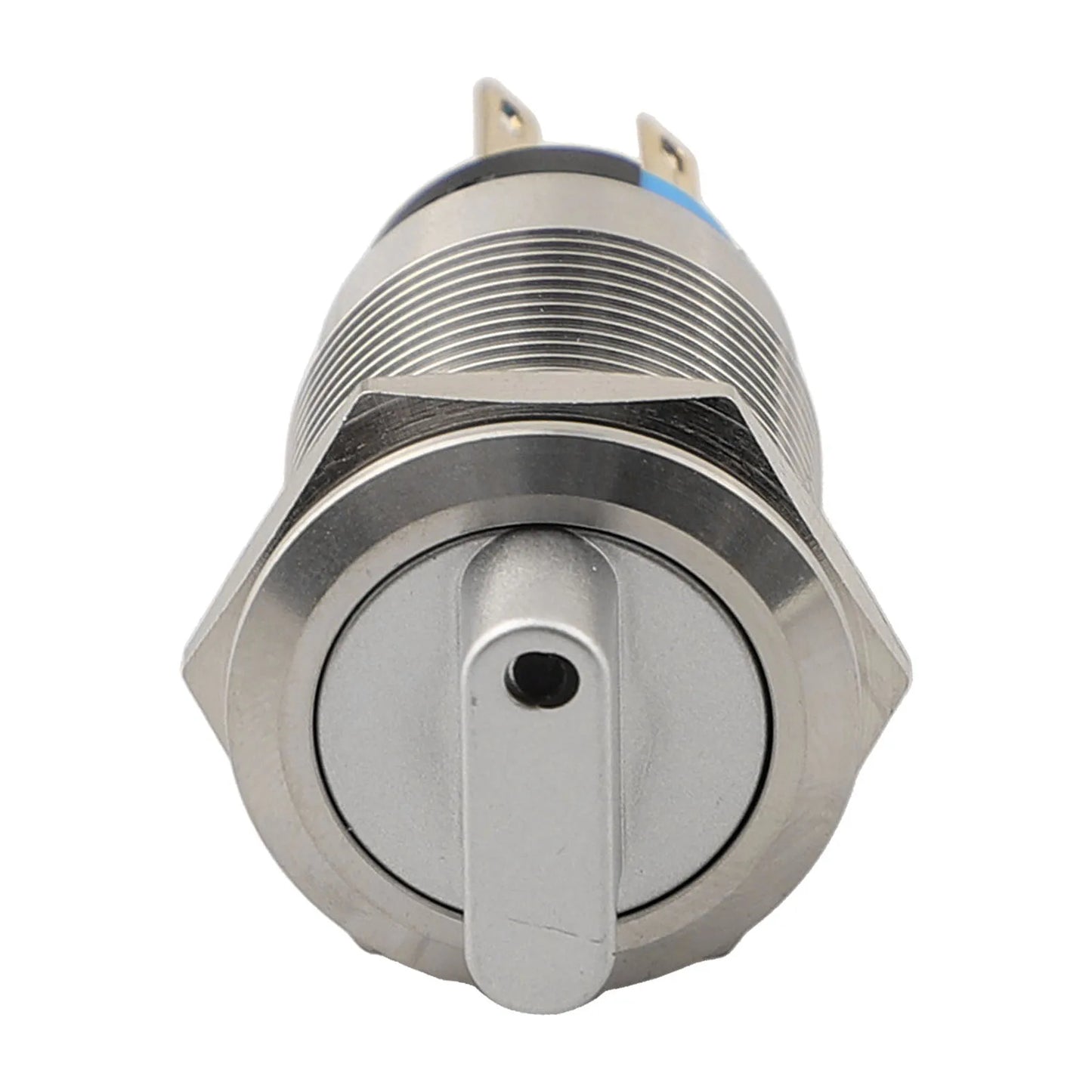 Momentary Rotary Push Button Switch 19mm 3 Position 2NO2NC 36V Waterproof IP66 Rated Stainless Steel 304 Construction