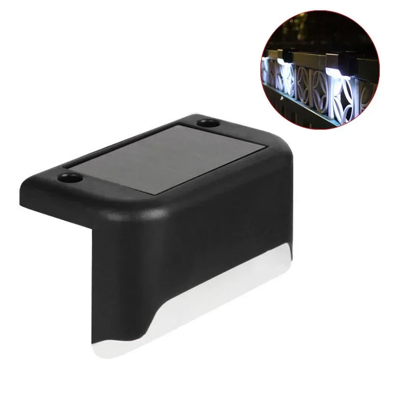 Christmas Outdoor Solar Decorative Light Deck Lights Garden Step Lamp Outdoor Balcony Fence Stairs Decoration Small Night Light
