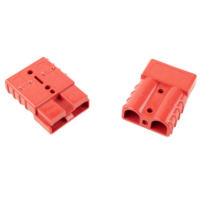 50A Anderson Plug Connector 600V Grey Red Straight Plug for Solar Cable, Ships Yachts RVs, 6AWG
