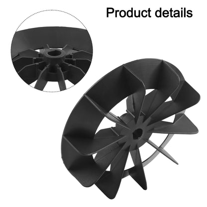 Plastic Replacement Fan Blade for Air Compressor Compatible with Direct Online Motor Features Low Noise and Stable Structure