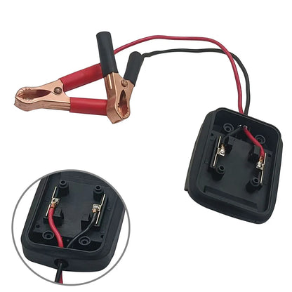 BL1830 Replacement Battery Adapter Jump Starting Batteries Strong Grip Clamps Booster Battery Cables Easy To Use For BL1815
