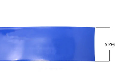 Blue PVC Heat Shrinkable Tube 100mm–600mm Insulating Sleeve for Lithium Battery Package Plastic Shrink Film