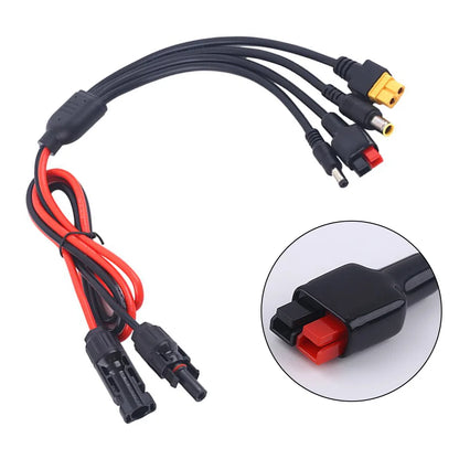 For Anker 521 4-in-1 Solar Charging Cable For Solar Panels For Power Stations Silicone Wire Pvc Stable Current