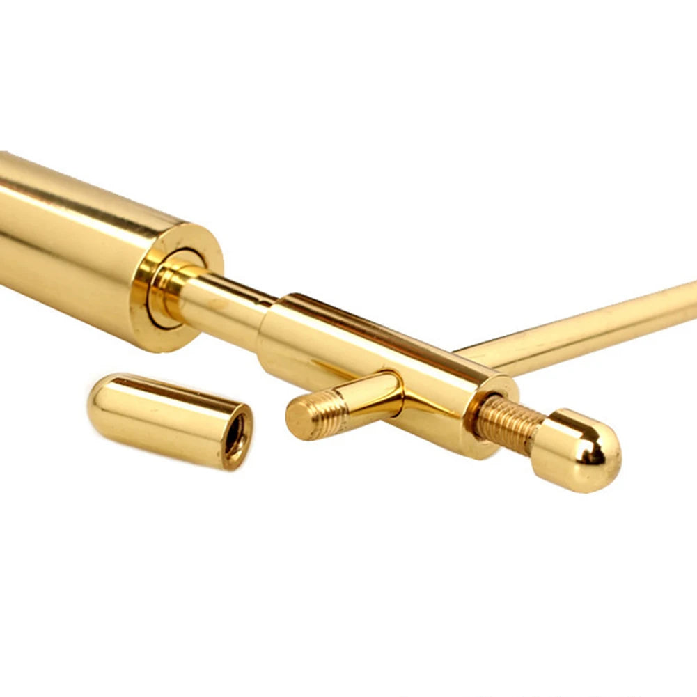 1pcs Pure Copper Probe Treasure Hunting Divination Tool Copper Rod Water Rods Handle Height 17 Cm Hand Length 21cm