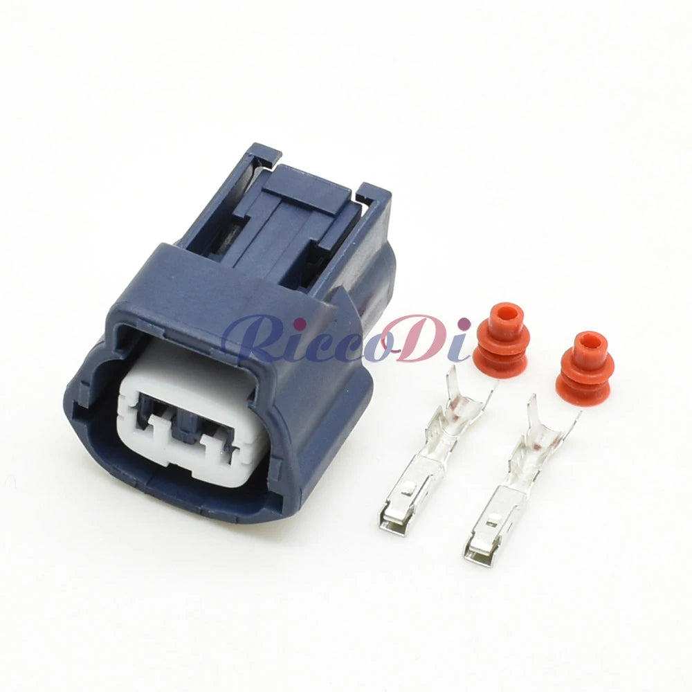 DJ7022FB-2.2-21 Automotive 2-Pin 2.2mm Waterproof Wire Connector Socket with Terminals