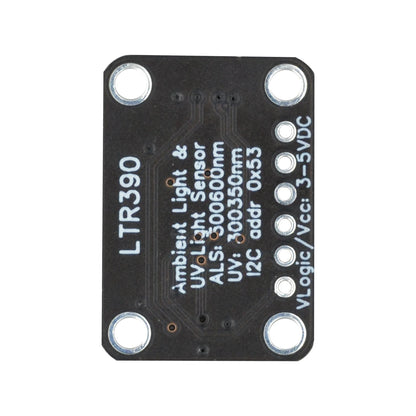 LTR390 UV Light Sensor Module 280nm 430nm | I2C UART Support 3.3V 5V for Intensity Detection and Weather Monitoring