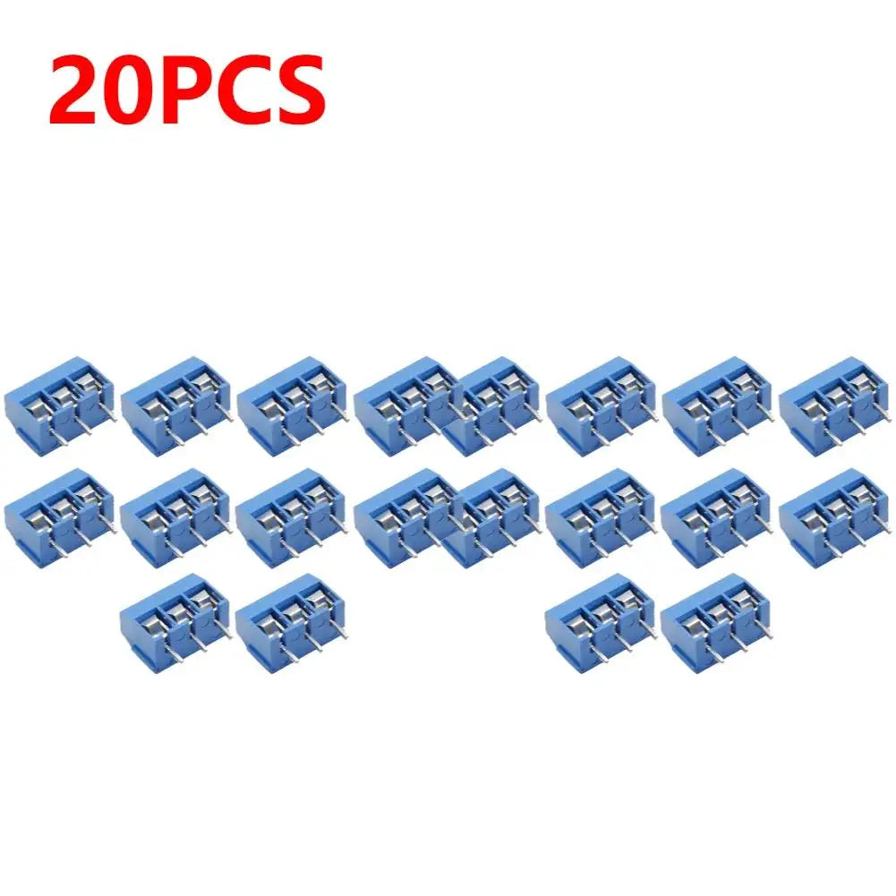 PCB Mount Screw Terminal Block Connector KF301 2P-4P 5.0 / 5.08mm Straight Pin