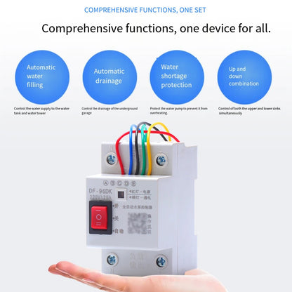 Automatic Water Level Controller Switch Sensor AC 220V 25A Water Pump Controller Electrical Equipment & Supplies Parts