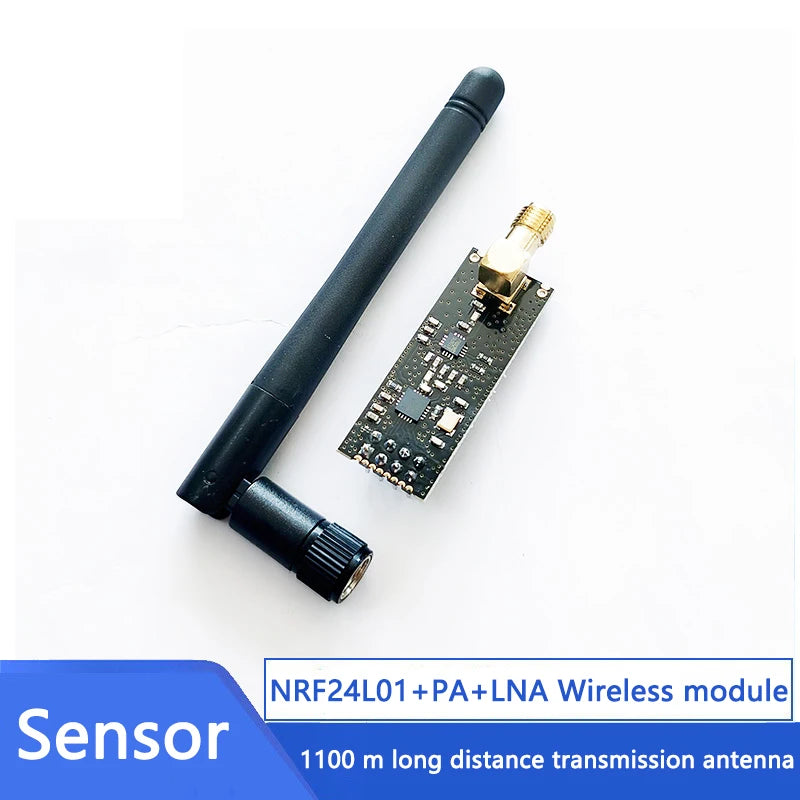 NRF24L01+ 2.4GHz Wireless Data Transmission Module with Socket Adapter Board