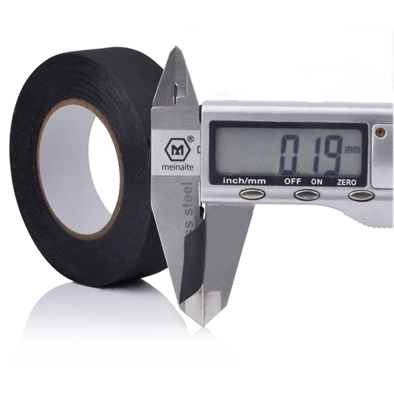 Polyester Cloth Tape 19mm–25mm Automotive Wiring Harness Insulation Tape for Sound and Vibration Reduction
