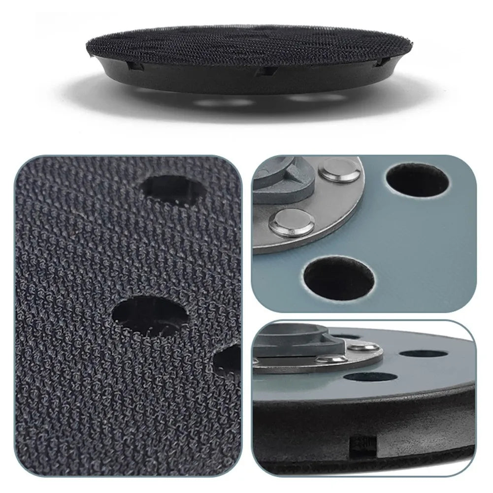 150mm Sanding Pad Backing Plate for DA Polisher with Cooling Channels Designed for Optimal Heat Reduction and Performance