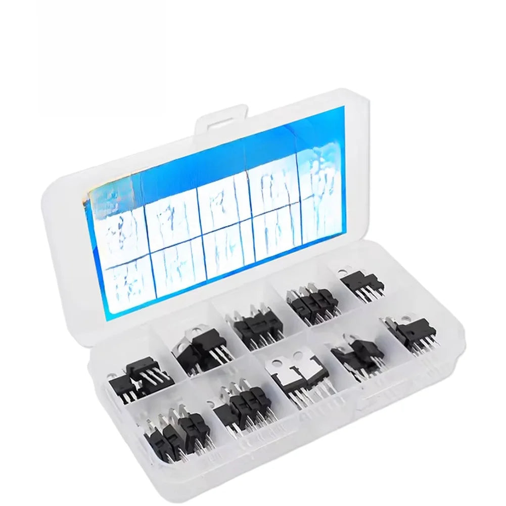 50pcs TO-220 Series MOS Transistors Kit IRFZ44N IRF510N IRF540N IRF3205 IRF9540N 55V To 500V For IRFZ44N IRF540N And IRF3205